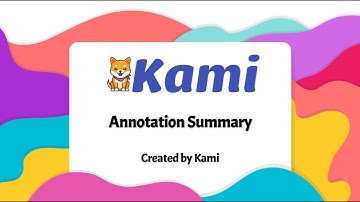 How to use the Annotation Summary