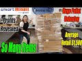 I unbox this Huge Pallet - Inmar Smartlots.com Pallet Unboxing - Reselling - I give profit Numbers!