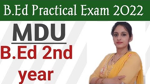 B.Ed 2nd year practical notification | B.Ed practical examination notification | Naveen Dahiya
