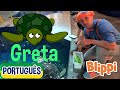 Blippi Português Visita um Aquário (Ody Aquarium) | aprender animais para crianças | Educativos