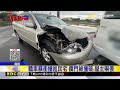 轎車暴衝撞進民宅 鐵門被撞破‧屋主嚇傻@newsebc