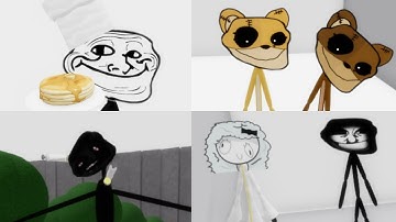 TROLL FACE RP - 4 BADGE LOCATIONS - PANCAKE DAY, ROTTEN BEARS, 3 MILLION, NOTHING