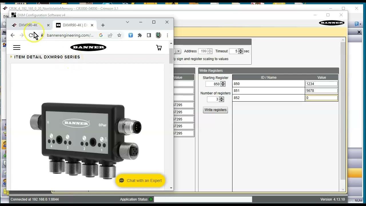 Writing to NonVolatile Registers in a DXM YouTube