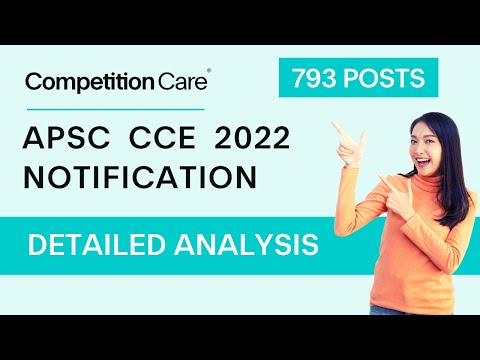 APSC CCE Prelims 2022 Notification Detailed Analysis by Competition Care-APSC/UPSC Coaching in Assam