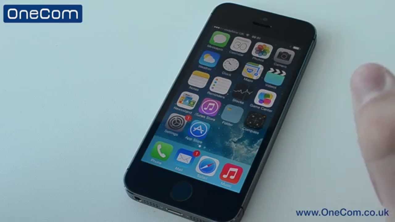 iPhone 5s: Web Browsing on iOS 7 - YouTube