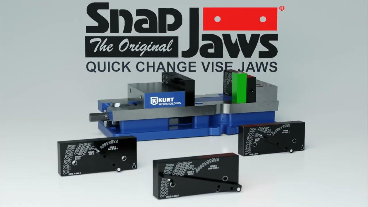 Snap Jaws Quick Change Vise Jaws "The Angle Jaw" Now Quickly Machine
