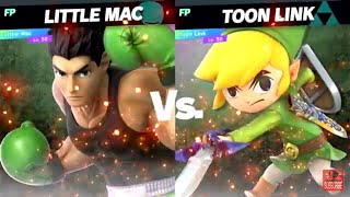 Super Smash Bros Ultimate Amiibo Fights Little Mac vs the World #41 Little Mac vs Toon Link