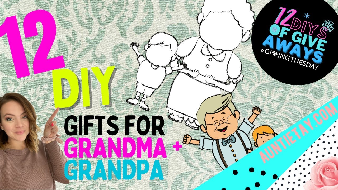 Diy Gift Ideas For Grandma And Grandpa With Your Cricut - Youtube