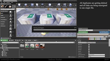 Remove Duplicates in UE4 - Editor Scripting