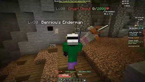 When You Have 100 Attack Speed With A Sword That Gives Health On Tap (Hypixel Skyblock)