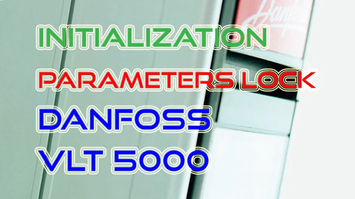 INITIALIZATION AND  LOCK UNLOCK PARAMETERS OF VLT5000 DANFOSS INVERTER | Flow Chart @FlowChart