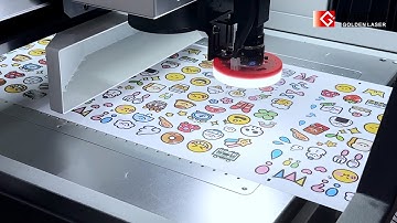 LC3550JG Roll to Roll Galvo Label Laser Cutter with CCD Camera - Golden Laser