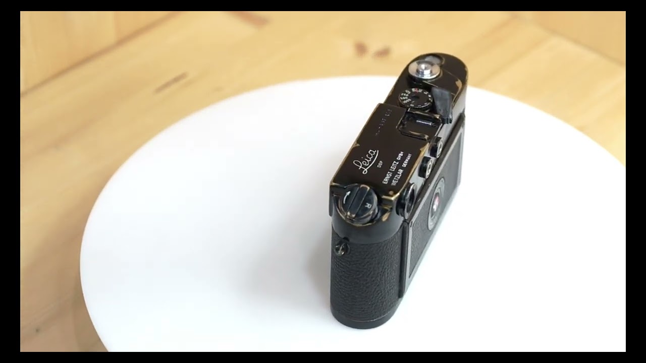 Leica M4 Body Repainted Black Film Camera - YouTube
