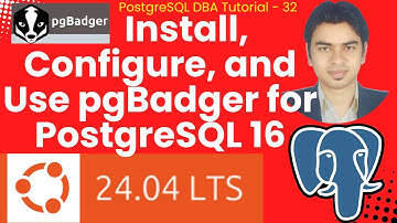 Install, Configure, and Use pgBadger for PostgreSQL 16 on Ubuntu 24.04 LTS #PgBadger #postgresql