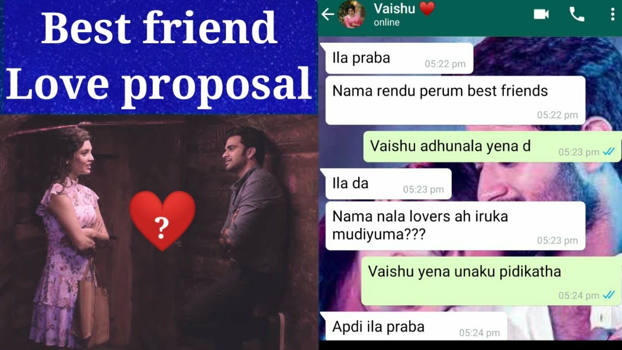 Best friend love proposal | cute WhatsApp chat | couples WhatsApp chat | 