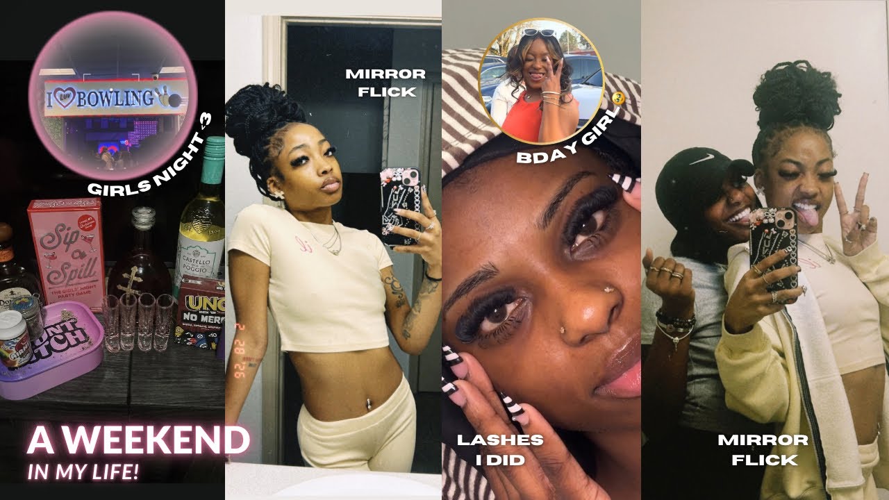 VLOG | MYA’S DIARIES EP:11 | Weekend in my life: bowling, girls night, lashes, birthday + more