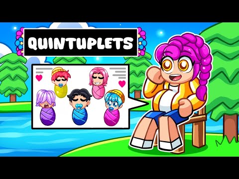 Rumi is PREGNANT with QUINTUPLETS in Roblox!