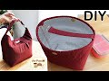 Easy making!! Lunch box Bag with insulated inside