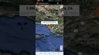 Ventura, california earthquake november 8th, 2019