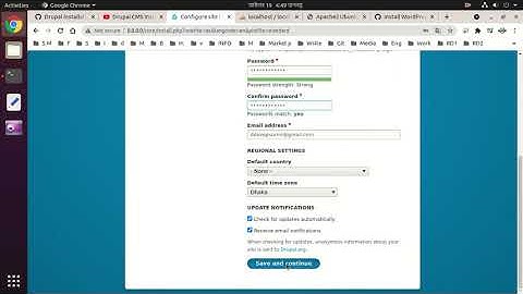 Drupal Installation Service Using LAMP Stack