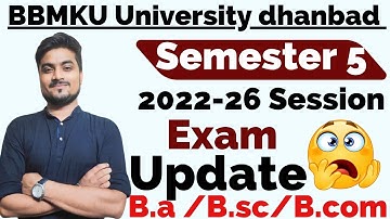 BBMKU FYUGP semester 5 2022-26 Exam Update 😱 B.a / B.sc / B.com Exams