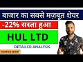 Hul share latest news  hindustan unilever analysis  hul share target price  why hul share falling