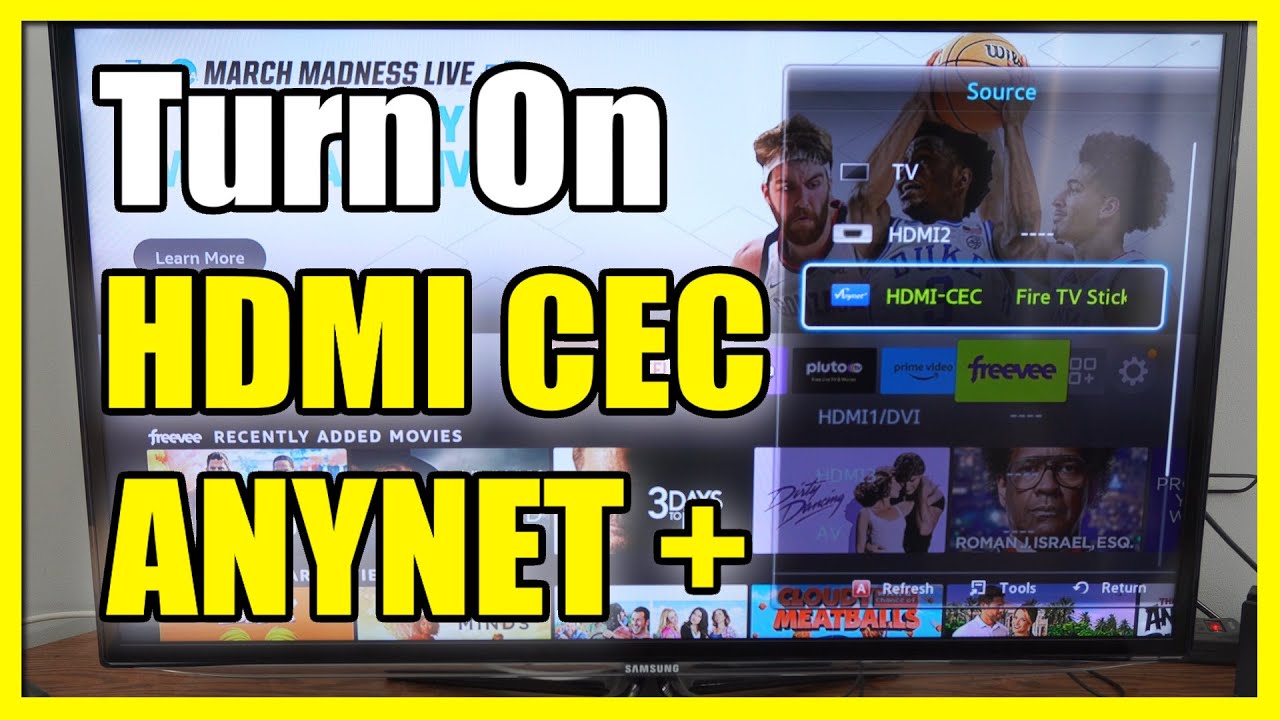 How To Turn On HDMI CEC Anynet On Control Devices With Old