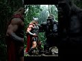 Thor and Gorilla fighting 💪💪 #shorts  #animals #wildlife#naturelovers #viral #fyp #global #worldwide