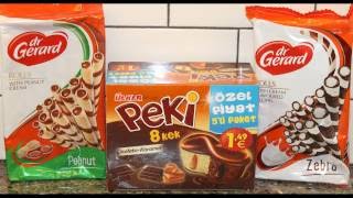 Ülker Peki Çikolata Karamel and dr Gerard: Peanut & Zebra Rolls Review Resimi
