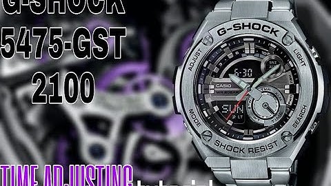 G-SHOCK - 5475-GST 2100 CASIO TIME SETTING | SALIM REZA |TIME SYCN | TIME CHANGE | TIME ADJUSTING |