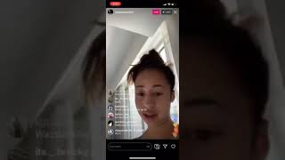 Jaden Newman goes live on IG and shows her boobs (must watch)