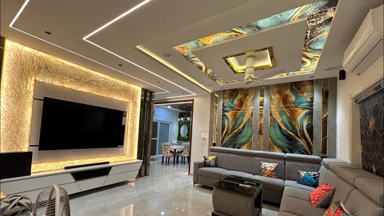 Mr. Sudheer Garu 3bhk Flat Interior Designing at Stonehousepet, Nellore //SB HOME ZONE