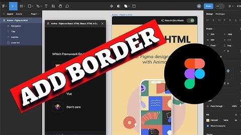 How to Add Border to Rectangle in Figma 2025?