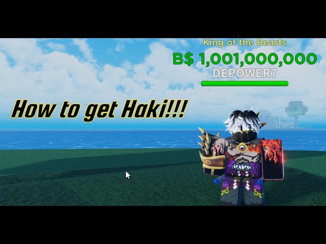 A One Piece Game): How To Get Haki! Buso Haki and Observation Haki