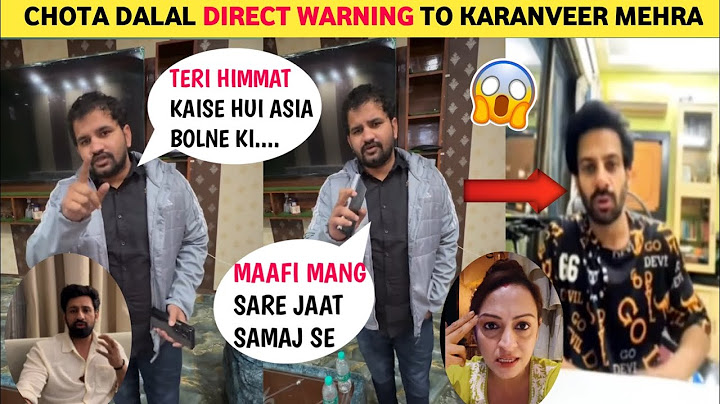 Rajat dalal friend Chota dalal direct warning to Karanveer mehra😱|-Rajat dalal vs Karanveer mehra🤯|-