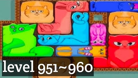 Puzzle Cats - level 951~960 Solve 