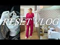 COZY RESET VLOG: work outs, planning weekly menu, new furniture &amp; trying new recipes