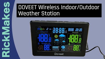 DOVEET Wireless Indoor/Outdoor Weather Station