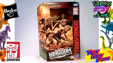 Hasbro: Transformers- Kingdom: War for Cybertron- Paleotrex! Transformer is Bot, Fossil & Weapons???