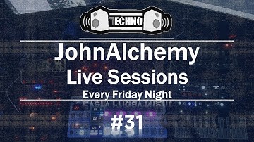 JohnAlchemy - Friday Live Sessions #31  Techno Friday / Neutron / Model D/ TR8S/ TD3 / Microfreak