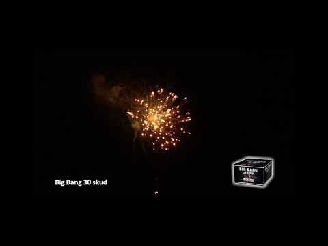 BIG BANG 30 SKUDS BATTERI - krudtnummer 19 - YouTube