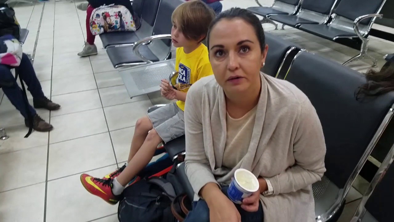 Kids at The Airport in Peru: How We Travel