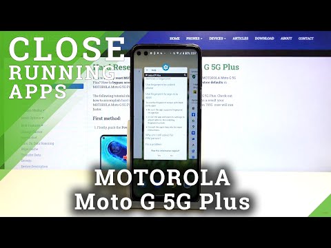 How to Close Running Apps on MOTOROLA Moto G 5G Plus – Speed Up Device