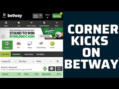 Betway Strategy : Using CORNERS to make money 