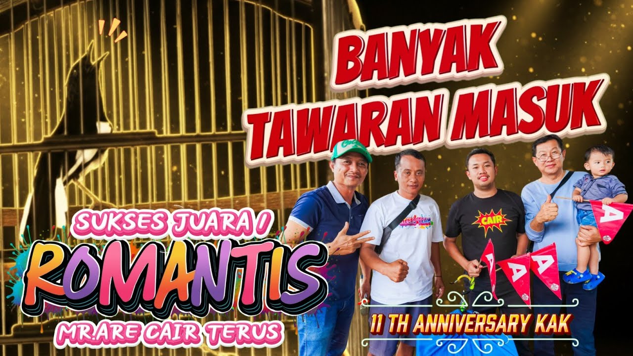BANYAK TAWARAN MASUK DI KELAS BURSA🔸ROMANTIS SUKSES JUARA 1 KONCER MUTLAK🔸MR.ARE CAIR TERUS