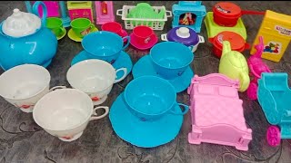 4 Minutes Satisfying Video| Unboxing Barbie Kitchen Set #sanrio #unbixing #kitchenset #youtube