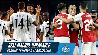 PARTIDAZOS. Real Madrid venció al Manchester United. Arsenal goleó 5-3 al Barcelona | Futbol Picante