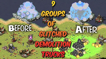 9 Groups of Demolition Trucks Glitched in a Perfect 9 Chronosphere and Chronoshifted to enemy base 💥