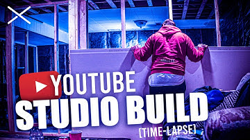 Building the Perfect HOME YOUTUBE STUDIO 🔨 From Demo to Dream Setup 💙 [Time-lapse]
