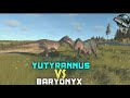 Yutyrannus Vs Baryonyx | Jurassic World Evolution 3